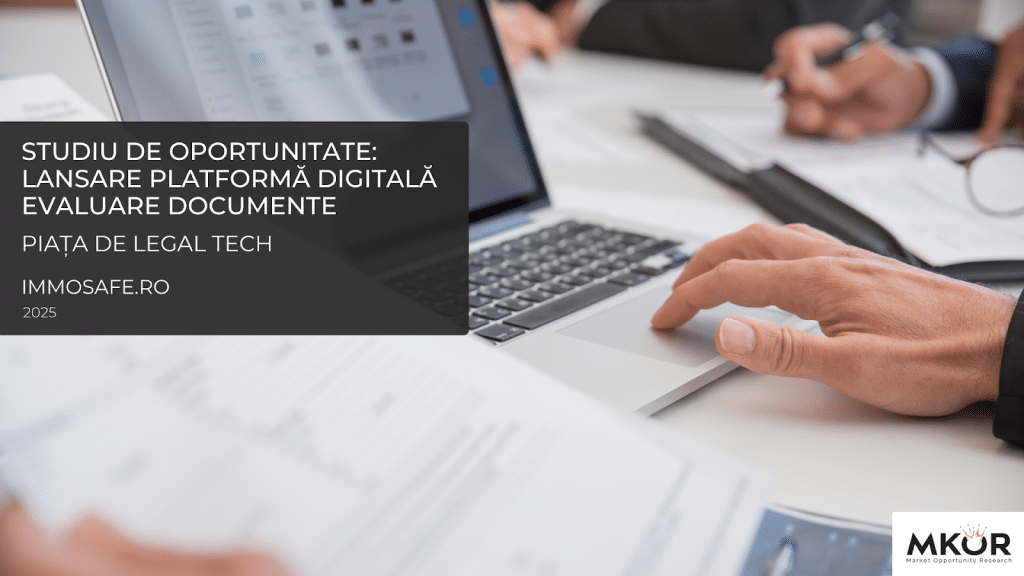 Concept testing platformă legal-tech Immosafe
