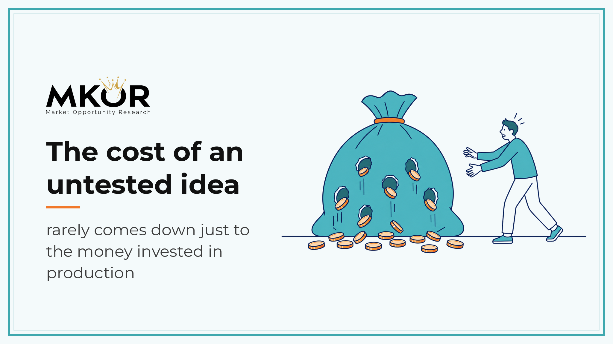 The hidden costs of an untested idea - money lost without concept testing
