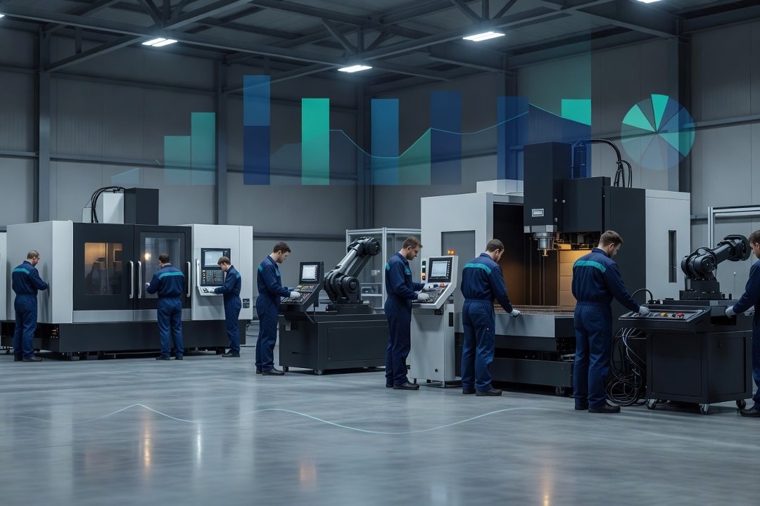 Atelier industrial B2B cu echipamente tehnice si analiza de piata